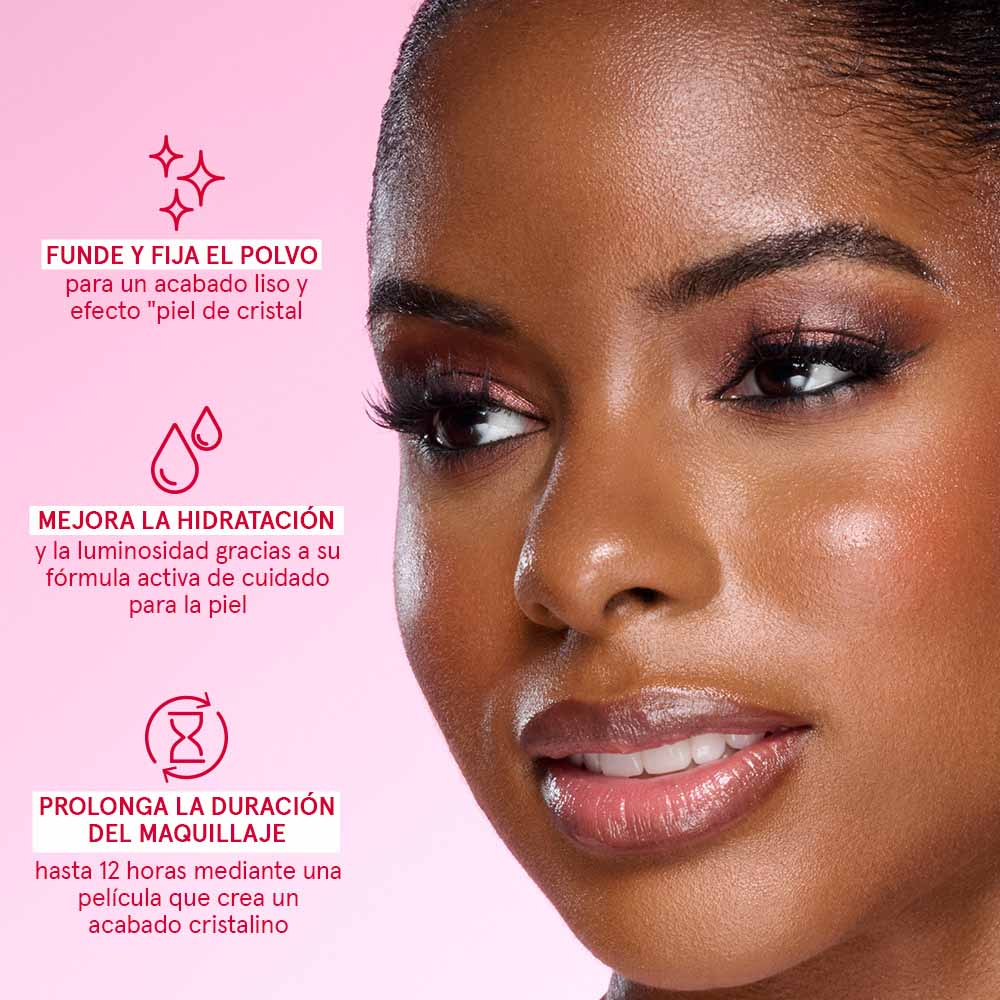 POWDER MELT GLASS SETTING SPRAY (FIJADOR DE MAQUILLAJE)